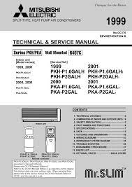 When the air conditioner does not cool or heat, there is a possibility of refrigerant leakage. Technical Service Manual Mitsubishi Electric