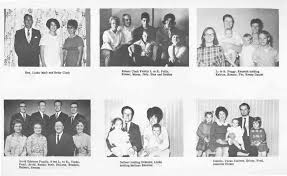 Ben, Linda (Nef) and Betty Clark Robert Clark Family L to R. Polly, Robert,  Monte, Judy, Stan and Debbie L. to R. Peggy, Kenneth