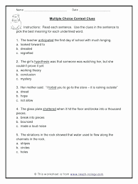 5th Grade Context Clues Worksheets Context Clues Worksheets For Grade 5 1 Worksheet Use To In 2020 Context Clues 5th Grade Context Clues Context Clues Worksheets