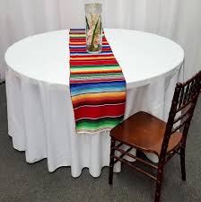 Mexican Serape Table Runner 15 X 84 Saltillo Sarape Wedding Party Made In Usa Elenalinens Mexican Serapes American Home Design Linen Table Runner