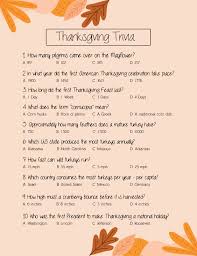 When you're busy planning an amazing thanksgiving dinner, one of the tasks that might fall by the wayside is finding the time to think up engaging ways to entertain guests before the feast starts or after the meal is done. 4 Best Free Printable Thanksgiving Trivia Questions Printablee Com