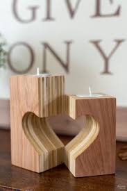 This adorable, beautiful wood tea light holder is perfect for setting a cozy, homey tone in your home or office. Diy Heart Candle Holders The Navage Patch