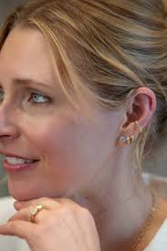 Jude Frances Ruth Diamond Star Hoop Earrings