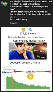 Not only is YouTube advertising porn, they are censoring creators who made  nothing but family friendly content. : ryoutube