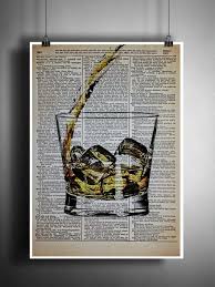 Whiskey Splash Art Pour Yourself Some Whiskey Man Cave Art Bourbon Splash Art Man Cave Art Bar Art Artwork Prints