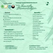 Pengalaman saya bekerja di dunia redaksi, ketika tulisan baik, namun biodata tidak lengkap, tentu saja akan menyulitkan editor. Kumpulan Informasi Lomba Menulis Publicaciones Facebook