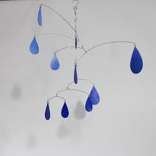 Maybe you would like to learn more about one of these? Custom Made Rain Drops Art Mobile Spring Shower Hanging Kinetic Sculpture Watercolor By Skysetter Mobiles Custommade Com