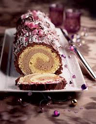Buche Choco Marrons Buche De Noel Creme De Marron Buche Creme De Marron