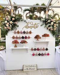 7 Popular Wedding Trends For 2019 According To Pinterest Donut Wall Wedding Wedding Donuts Wedding Trends