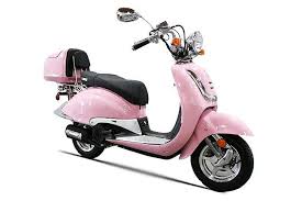 Little Pink Mo Ped I Could Definitely See Myself On One Of These I Want One Electric Scooter For Kids Pink Moped Scooters For Sale