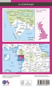 You can customize the map before you print! Os Landranger 96 Barrow In Furness South Lakeland