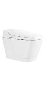 Pampering hands free hygienic bidet cleansing with your preferred warm water temperature. Ove Decors Nova Bidet Toilet Built In Tankless Elongated Automatic Flushing Heated Seat Soft Close Eco Mode With Remote Control White Amazon Com