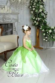Princess Tiana Dress For Girl By Costa Blace Beautiful Wedding Flower Girl Gown Kid Disney Cosplay C In 2020 Flower Girl Gown Flower Girl Outfits Princess Tiana Dress