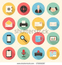 Finance Flat Design Google Search Flat Design Office Icon Design