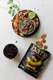 Spicy Black Bean Hummus Banana Chips Flora Vino Recipe In 2020 Banana Chips Baked Banana Chips Black Bean Hummus