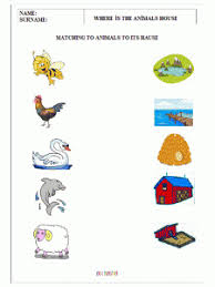 Where Do These Animals Live Worksheets For Preschool Children 2 Free Preschool Activities Nursery School Activities Preschool