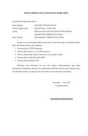 Dalam hal ini perlu diketahui bahwa surat keterangan adalah. 16 Contoh Surat Pernyataan Bermaterai Mengenai Keaslian Dokumen