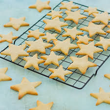 Dough scraps can be pressed together and cut to make more biscuits. Easy Peasy Christmas Star Biscuits Easy Peasy Foodie
