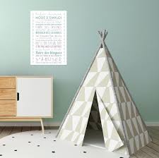 Affiche Adhesive Enfant Charmant Selon Mes Mots Deco Du Vert Amande Et Un Prune Tendre Pour Not Deco Chambre Bebe Chambre Bebe Vert Chambre Bebe Vert Amande