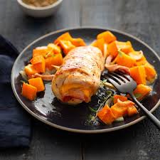 Roulade De Dinde A La Biere Et Potiron Recette Minceur Ww France Dinde Recette Recette Roulade