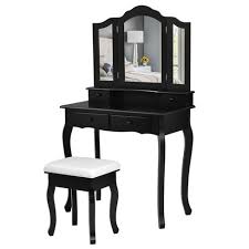 We did not find results for: Costway Vanity Makeup Dressing Table Set W Stool 4 Drawer Mirror Jewelry Wood Desk Black Target