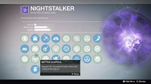 Nightstalker is a hunter subclass. Nightstalker Subclass Overview Updated