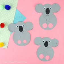 Koala Finger Puppets For Kids In 2020 Puppets For Kids Koala Craft Preschool Crafts
