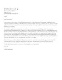 Free Digital Marketing Cover Letter Sample - Rezi