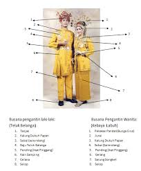 Baju monyet terdiri dari celana panjang tanggung lengkap dengan kopyah atau kain berbentuk segi empat sebagai penutup kepala. Busana Pengantin Melayu Alvin S School Blog