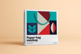 Download Paper Bag Mockup 10 Sets In Packaging Mockups On Yellow Images Creative Store PSD Mockup Templates