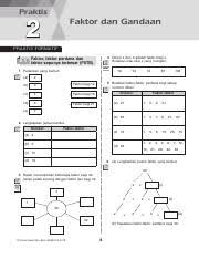 Tg1 Praktis 2 Pdf Praktis 2 Faktor Dan Gandaan P R Ak Ti S For Matif 2 1 4 Diberi 4 Dan 9 Adalah Faktor Bagi X Bulatkan Nilai Nilai X Yang Course Hero