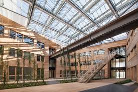 Helios Solar Research Center Topped With Photovoltaic Panels