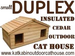 Small Duplex Insulated Cedar Outdoor Cat House Youtube