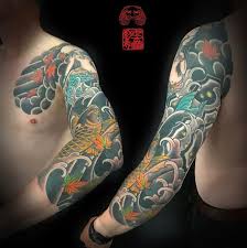 See more ideas about sleeve tattoos, tattoos, tribal sleeve tattoos. Bushido Tattoo Doug Horihyo Extending Half Sleeve Chest Facebook