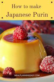 Japanese Custard Pudding 1 Japanese Exquisite Purin Simply Meals Recipe Desserts Custard Recipes Pudding