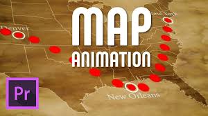Draw An Animated Travel Line On Map Premiere Pro Free Template Download Premiere Pro Tutorials Adobe Premiere Pro Premiere Pro