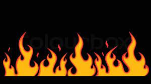 Abstract repeating red curve fire flame pattern background. Feuerrot Stock Vektor Colourbox