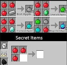 If you want to craft netherite apple, you will need 8 netherite ingots and 1 diamond apple. Download Minecraft Mod Moar Apples 1 6 2 Free Minecraft Mods Minecraft Crafts Minecraft Crafting Recipes Minecraft Designs