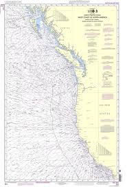 Noaa Nautical Chart 501 North Pacific Ocean West Coast Of