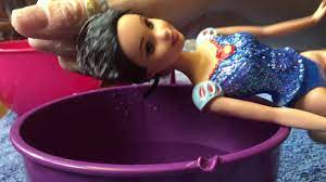 If the doll's hair is dry and brittle, you can use avon's skin so soft on the hair, or baby oil. How To Remove Glue From A Dolls Head Without Googone Adult Collector Youtube