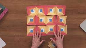 Beginners, get out your jelly rolls and start quilting today! Log Cabin Quilt Block Patterns National Quilters Circle Youtube