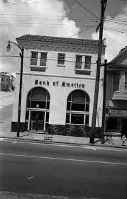 Bank Of America 4098 Twenty Fouth Street At Castro Street Late 1940s Places In California San Francisco California Bank Of America