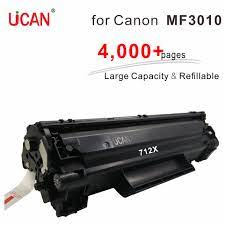 Search newegg.com for canon mf3010. 4000 Pages Large Print Volumey Reusable Toner Cartridge 712 312 Compatible Canon Lbp3010 Lbp 3010 3018 3030 3050 Mf3010 Printer March 2021