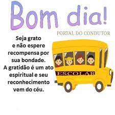 Todo o dia, é um dia novo. Transporte Escolar Amizade Facebook