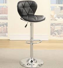 Poundex F1550 Black Contemporary Bar Height Chair Set Of 2 Black Bar Stools Bar Height Chairs Black Dining Room Chairs