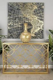Metal Glass Console Table Gold Metal Glass Console Table Gold Console Glass Gold M In 2020 Console Table Living Room Metal Console Table Console Table Decorating