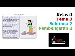 Jika lingkungan bermain selalu bersih, maka kita bisa bermain dengan …. Kelas 4 Tema 3 Subtema 2 Pembelajaran 2 Video Pembelajaran Youtube