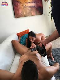 Angela White BTS flirting with crew