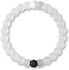 Lokai Bracelet Sizes Chart Buy Lokai Classic White Silicone Bead Bracelet For Men And Women Online In Indonesia B015qbppkm