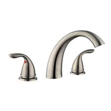 Maybe you would like to learn more about one of these? Glacier Bay Builders 2 Handle Deck Mount Roman Tub Faucet In Brushed Nickel Walmart Com Walmart Com